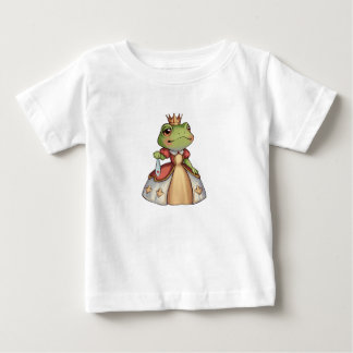 Grodprinsessa i med en krona och en klänning t shirt