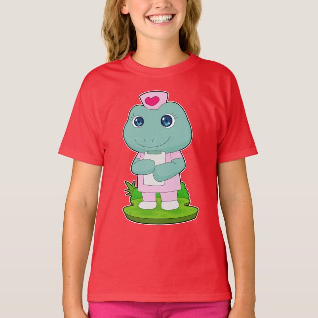 Grodsjuksköterska anteckning t shirt (Framsida)