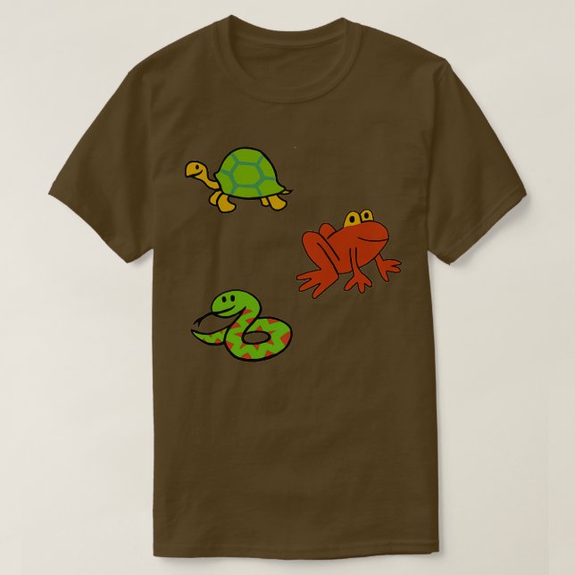 Grodsköldpaddans dekalförpackning grodsköldpadda t shirt (Design framsida)