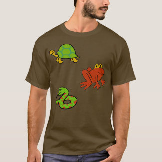 Grodsköldpaddans dekalförpackning grodsköldpadda t shirt
