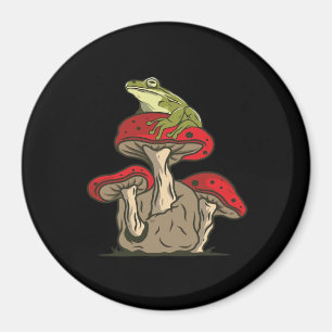 Grodsvamp Cottagecore Klassisk Retro Tilltalande Magnet