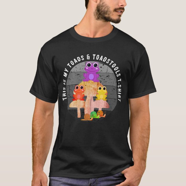 Grodsvampar Toadstools T Shirt (Framsida)