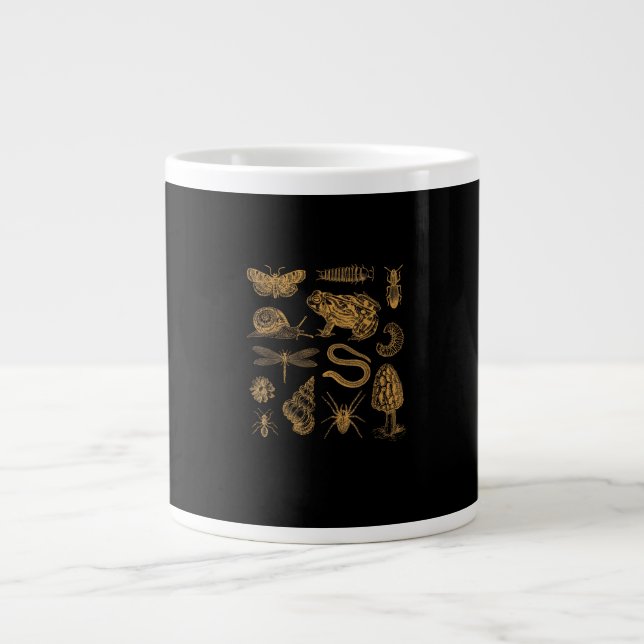 Grodsvampmal Retroälskare Goblincore Jumbo Mugg (Framsidan)