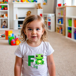 Grody Fun Alfabet T-shirt för Småbarn