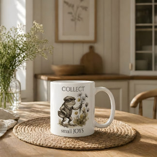Grody Mug - "Samla Små Glädjeämnen" Kaffemugg
