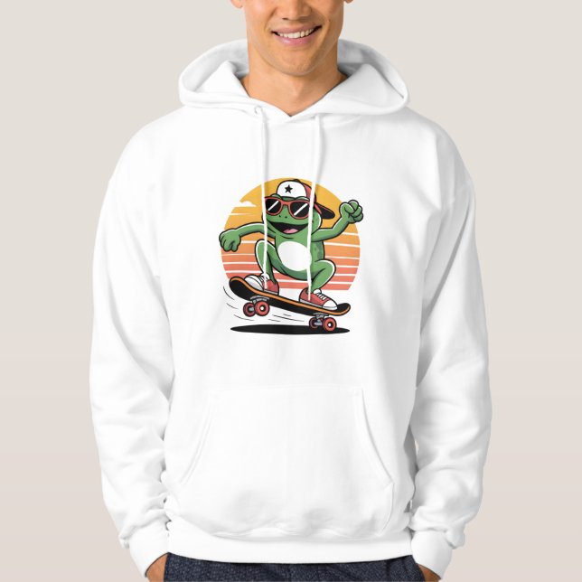 grody skateboard hoodie (Framsida)