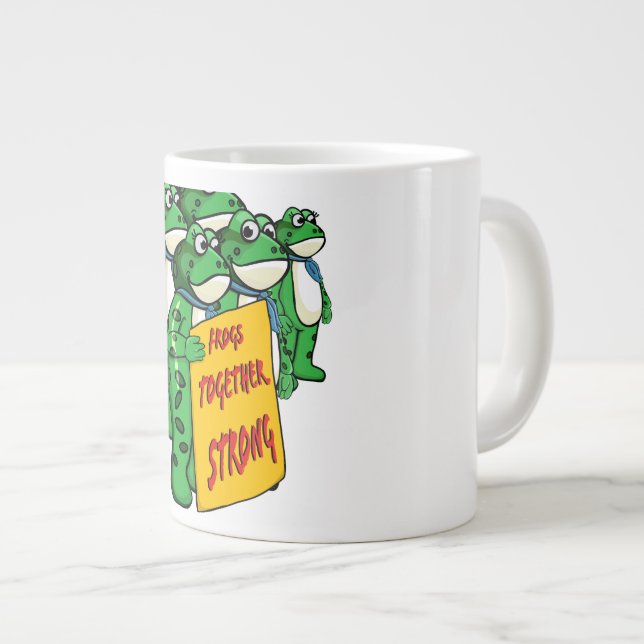 Grody tillsammans starka  jumbo mugg (Framsida höger)