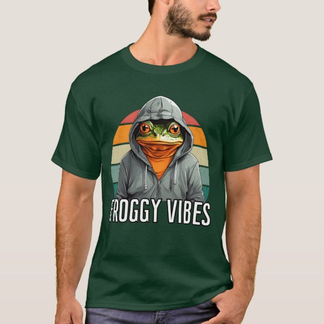 Grody Vibbar Groda Design T Shirt (Framsida)