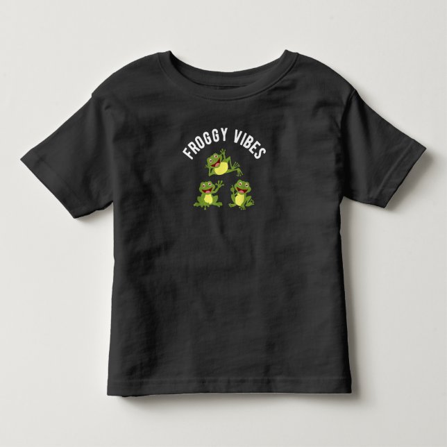 GRODY VIBRATIONER ROLIG Grodälskare BARN  T Shirt (Framsida)