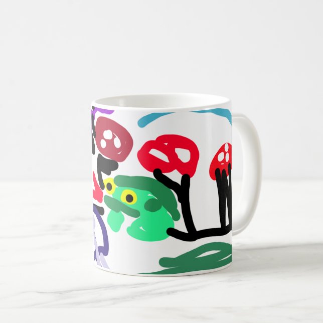 Grodyrlek  kaffemugg (Framsida höger)