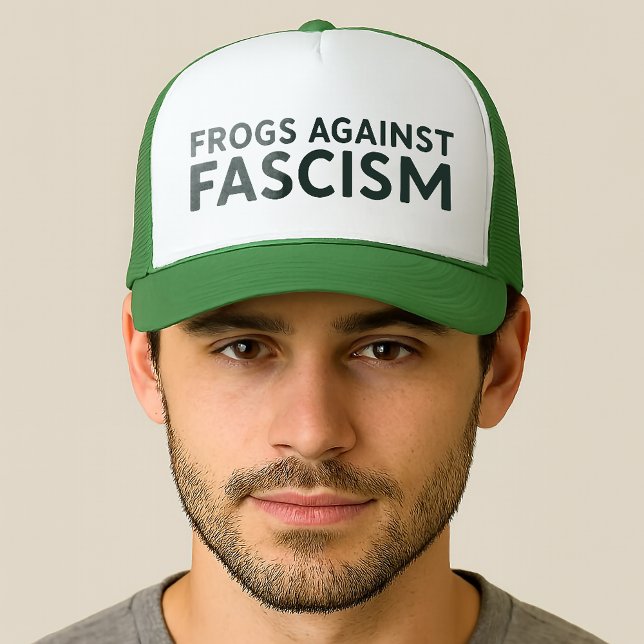 Grodyror Mot Fascism Portland Groda Protest Keps (Skapare uppladdad)