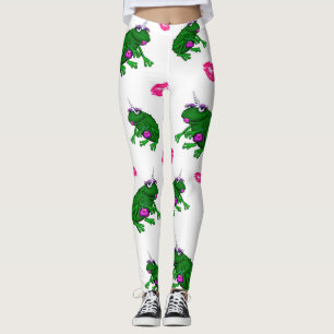 Grodyxor med kyssar och grodor leggings