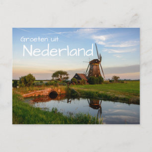 Groeten uit Nederland kvarn vykort
