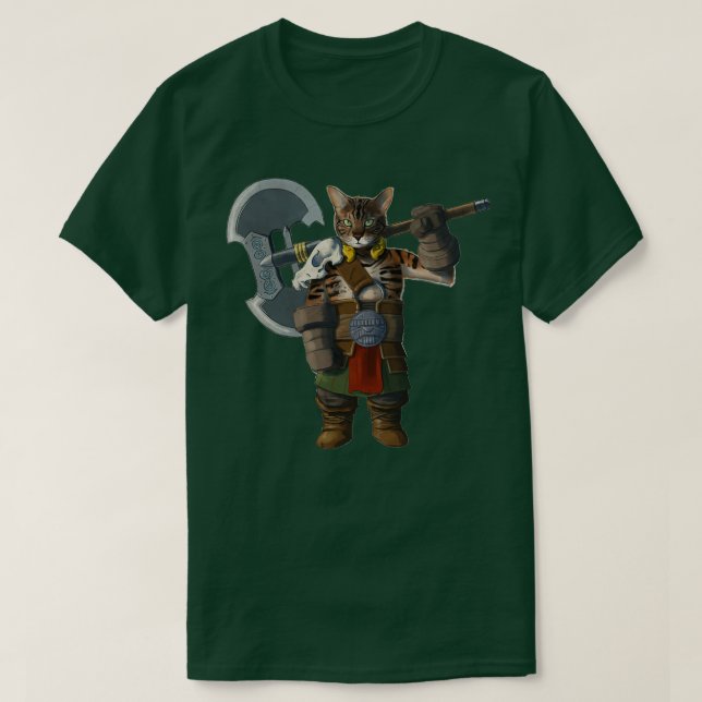 Grog Cat T Shirt (Design framsida)