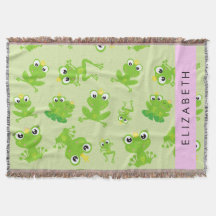 Grog Mönster, Grönt Frogs, Frog Prince, ditt namn
