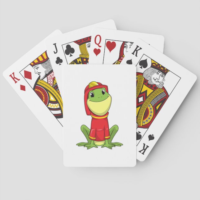 Grog som brandman med Helmet Casinokort (Baksidan)