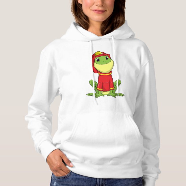 Grog som brandman med Helmet T Shirt (Framsida)
