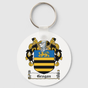 Grogan familjvapensköld nyckelring