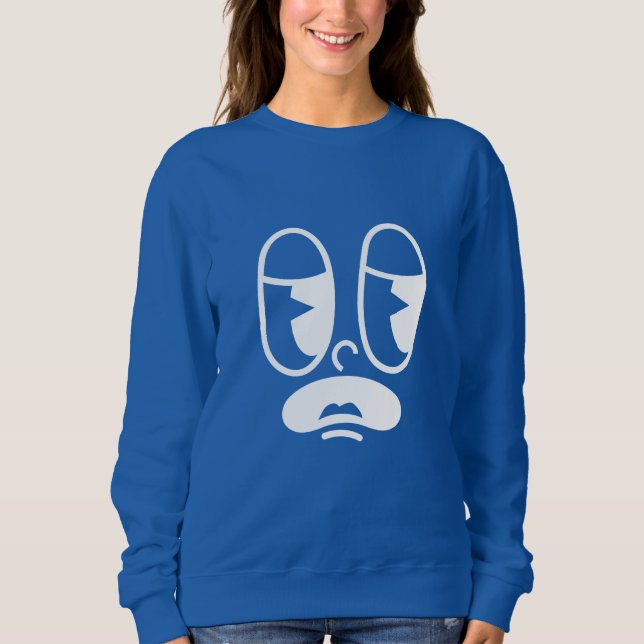 Groggy Glitch Face T Shirt (Framsida)