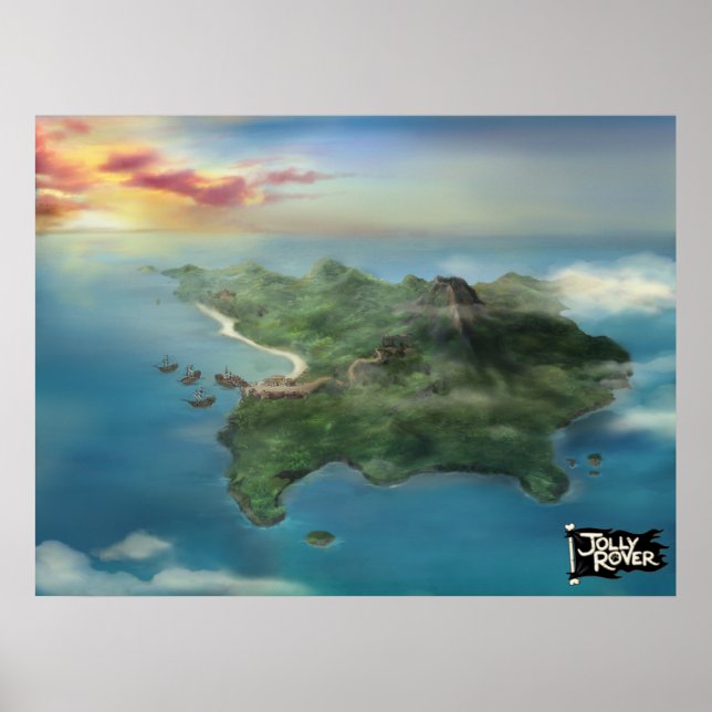 Groggy Island Poster (Framsidan)
