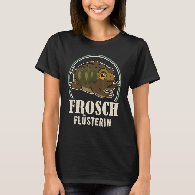 Grogs Toads Biology Biolog Humor Say Amphibi T Shirt (Framsida)