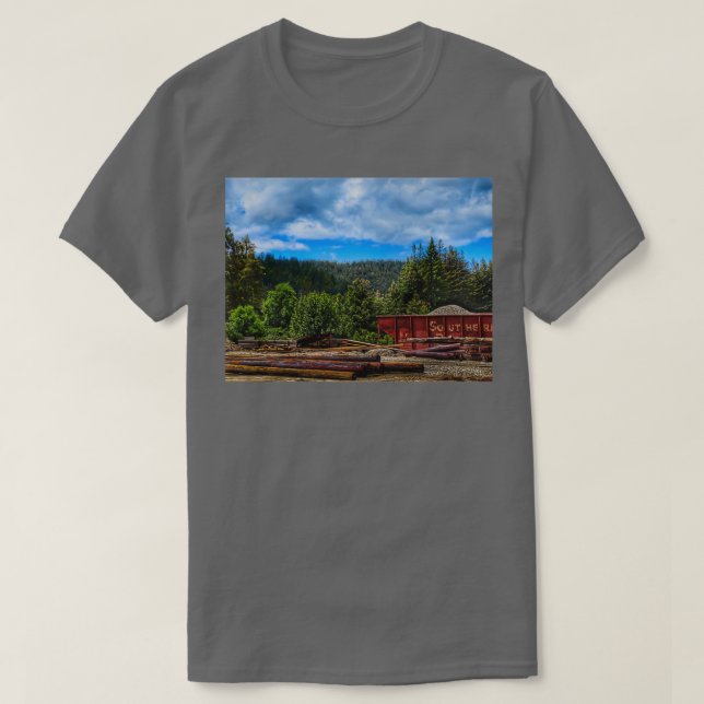 Groing Camp och Big Träd T Shirt (Design framsida)