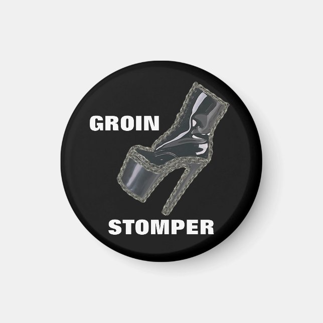 GROINSTOMPER MAGNET (Framsidan)
