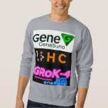 Grok4 artificiell intelligens Gene Suno T-Shirt Lång Ärmad Tröja<br><div class="desc">Höj stil med den här fantastiska T-shirt-skjortan "Gene Suno", som innehåller en strålande metallisk guld-logotyp som är infunderad med sol och feta sköldetaljer. Perfekt för fläkt av ikonfranchisser som Marvel, DC-Tecknader och Stjärnkrig blandar den här designen sig av tidlös elegans med en liten superhjältefläkt, inklusive tips från Batman, Spider-Man och...</div>