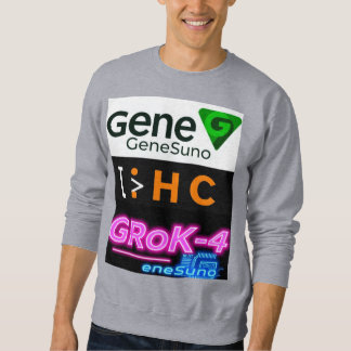 Grok4 artificiell intelligens Gene Suno T-Shirt Lång Ärmad Tröja