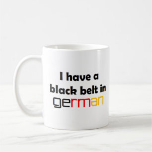 Groman Black bälte kaffe mugg