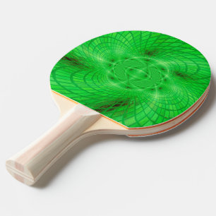 grön abstraktion för neon pingisracket