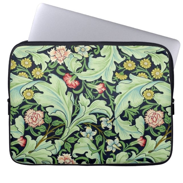 Grön Acanthuslaptop sleeve (Framsidan)