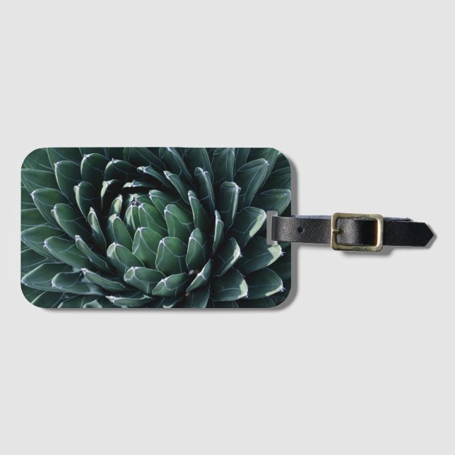 Grön Agave Bagagebricka (Framsida horisontal)