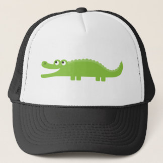 Grön alligator truckerkeps