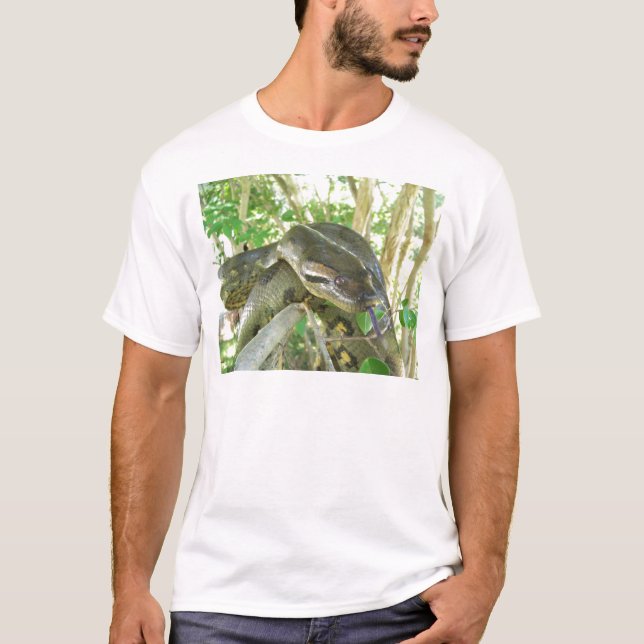 Grön Anaconda T-shirt (Framsida)