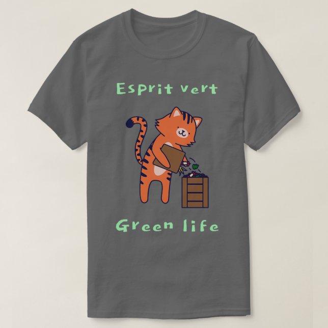 Grön ande Grönt liv T Shirt (Design framsida)