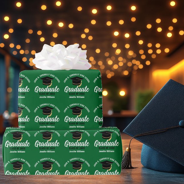 Grön Anpassningsbar Examen Presentpapper (Skapare uppladdad)