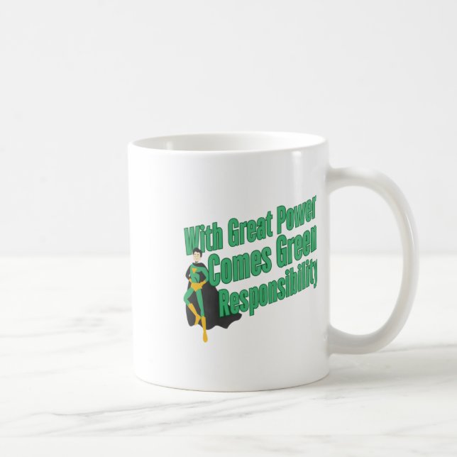 Grön Ansvarighet  Kaffemugg (Höger)