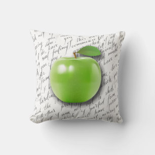 Grön Apple dekorativ kudde