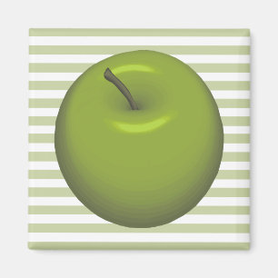 Grön Apple magnet