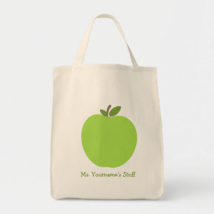 Grön Apple personliglärare Tygkasse