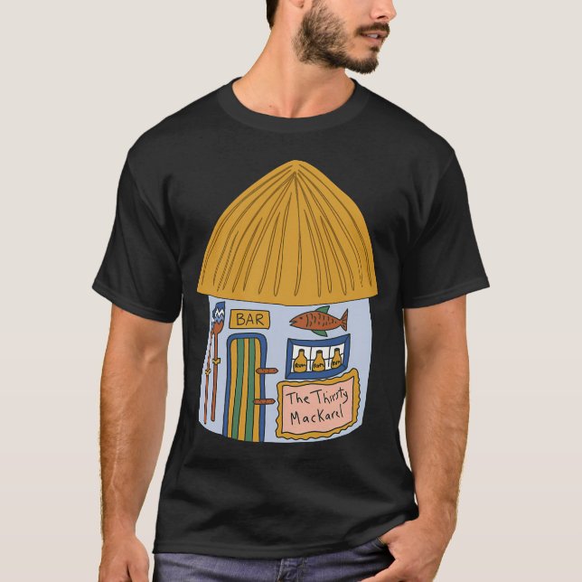 Grön Arkad Plastfisk T Shirt (Framsida)