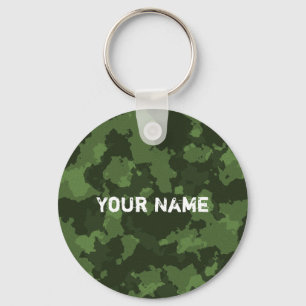 Grön arméCamo militär Nyckelring