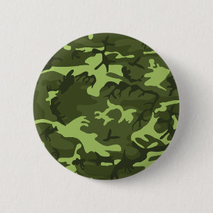 Grön armékamouflagedesign knapp