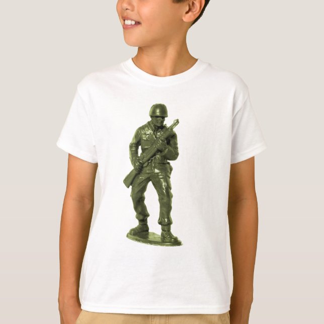 Grön arméman t-shirt (Framsida)