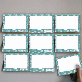 Grön återanpassning av College Stationery Post-it Block