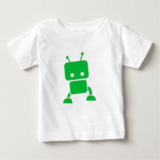 Grön babyrobotbarnkläder tee