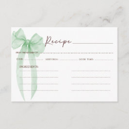 Grön Båge Bröllopsfest Recept Tilläggskort