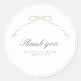 Grön Båge Klistermärke