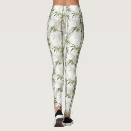 Grön Bambu Mindfulness Yoga Leggings